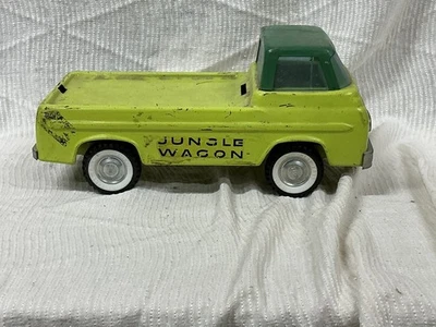 Vintage Nylint Ford Econoline Van Truck Jungle Wagon Green Steel 1960's USA! - Image 1 of 4