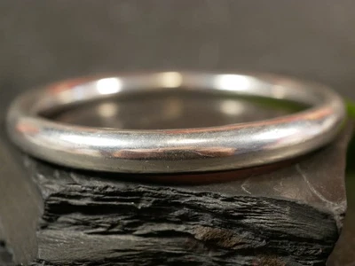 Silber Armreif Verlauf Schlicht Glatt Damen Herren Unisex Zeitlos Modern - Bild 1 von 4