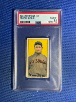 1909-11 T206 Piedmont 150 George Gibson PSA 2.5 - Image 1 of 2