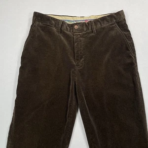 Polo Ralph Lauren Classic Fit Brown Heavy Corduroy Pants Men’s 33x30 (33x29) Vtg - Picture 1 of 12