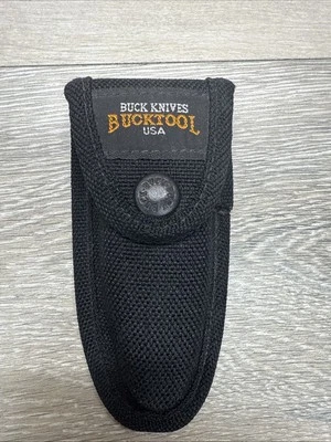 Funda de nailon oficial genuina Bucktool 360/Buck 112 de colección nueva - ¡SOLO funda! Foto 1 de 4