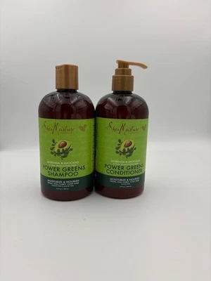SheaMoisture Power Greens Moringa & Avocado Conditioner/Shampoo 13 fl oz - Image 1 of 4