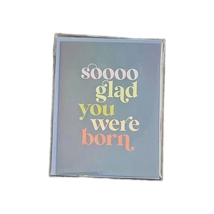 Papyrus Happy Birthday Card Soooo Glad You Were Born - Picture 1 of 2