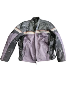 2014 Mens Triple Vent  Harley Davidson Reflective  Riding Jacket size Large - Picture 1 of 9