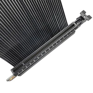 PCIe 5.0 X16 Low Profiles Silver Plateds Risers Cable Two Reverse Layout ITXs - Afbeelding 1 van 9
