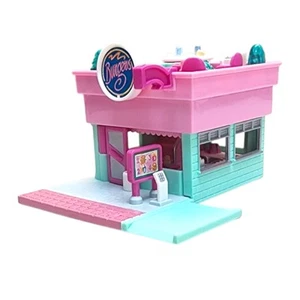 Vintage Polly Pocket Bluebird Burger Drive-In Drive-Thru Stand Ristorante 1994 - Foto 1 di 7