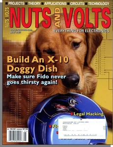 Nuts and Volts - 2007, May - X-10 Doggy Dish, Hacking, Flood Detection Alarm - Imagen 1 de 2