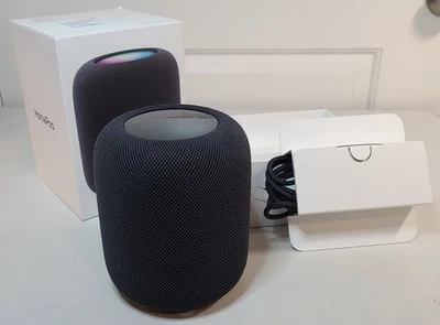 OPEN BOX - Apple HomePod 2nd Gen Smart Speaker - Black - A2825 / MQJ73LL/A - Image 1 of 2