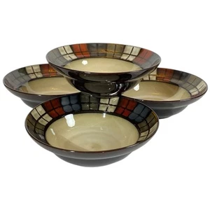Juego de 4 cuencos de sopa de cereal Pfaltzgraff Everyday CALICO de 8 3/8" - Imagen 1 de 9
