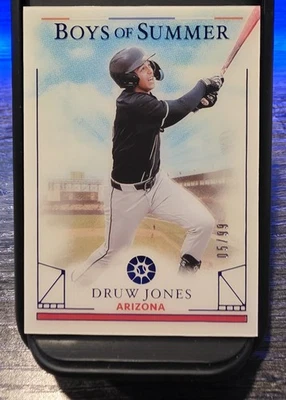 2024 Panini Boys of Summer Druw Jones Blue #/99 ~ Arizona Diamondbacks - Image 1 of 2