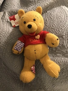 Disney Store Winnie Puuh Bär 13 Zoll Plüsch Stoffpuppe Stofftier mit Etikett selten - Bild 1 von 1