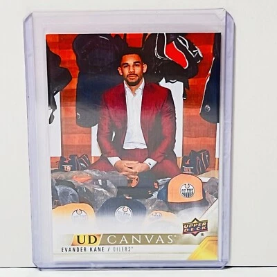 2022-23 Upper Deck Series 2 UD Canvas #C152 Evander Kane Edmonton Oilers - Image 1 of 2