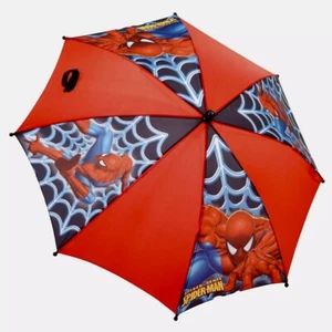 Rare NWT Marvel Spider Man Kids Umbrella Boys Girls Super Hero Amazing Spiderman - Picture 1 of 7