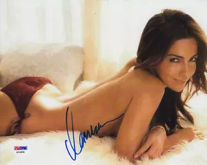 VANESSA MARCIL GORGEOUS ACTRESS & MODEL SIGNED TOPLESS 8x10 PHOTO PSA - Picture 1 of 3