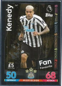 TOPPS MATCH ATTAX 2018-19-#267-NEWCASTLE UNITED-KENNEDY - Picture 1 of 1