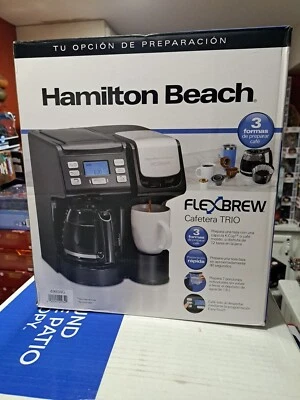 Brand New Hamilton Beach FlexBrew Cafetera Trio 12 Cup Coffee Maker 49934G - Image 1 of 2
