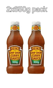 2 x Heinz Chip Shop Curry Sauce Classic 650g--2x650g Pack - Picture 1 of 4
