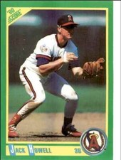1990 Score Jack Howell California Angels #206