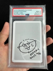 Ooyama Signed Pokemon 2019 Old Maid Spare Card Pikachu PSA/DNA 9 Auto 10 Pikachu - Picture 1 of 5