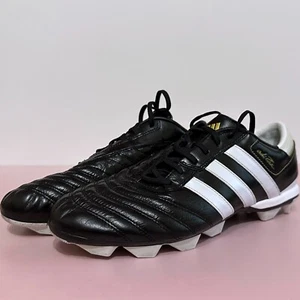 ADIDAS adiPure III 3 HG Black Leather Mens Soccer Cleats Football Size US 10.5 - Picture 1 of 14