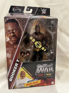 WWE Mattel Elite  Collection Monday Night War Booker T  ~ w/BAF Golga ~ New - Picture 1 of 5