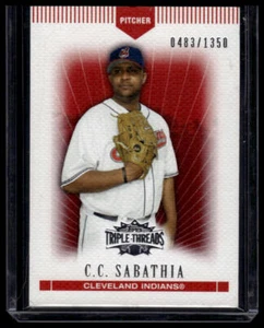 2007 Topps Triple Threads C.C. Sabathia #94 483/1350 - Picture 1 of 2