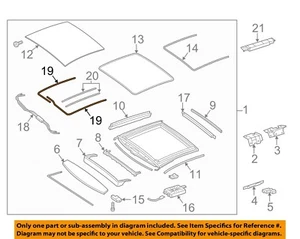 MERCEDES OEM 14-17 S550 Sunroof-Sunshade Cable 2227800089 - Picture 1 of 2