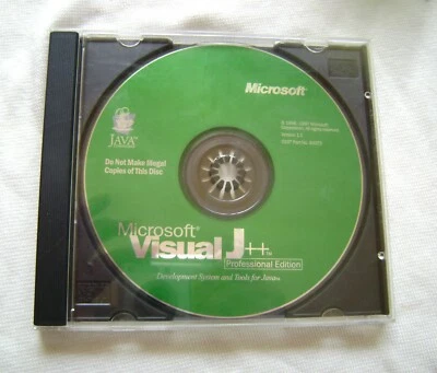 Microsoft Visual J++ Software Development CD with CD-Key - Image 1 of 2