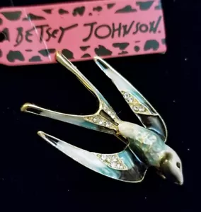 Hot Animal Swallow Rhinestone Crystal Brooch Pin Women Costume Fashion Jewelry - Picture 1 of 5