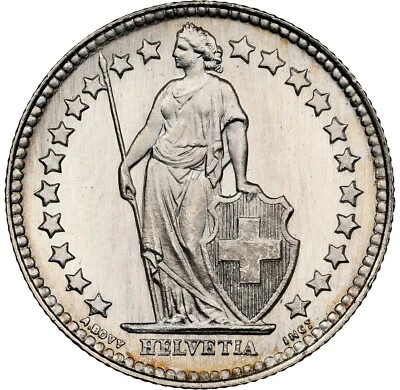 Switzerland - 1952 Confederation 1/2 Franc - NGC MS67 - TOP POP NONE FINER - Image 1 of 4