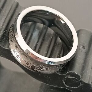 Keltischer Unisex Ring mit Drachenmotiv