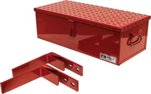 KM #30 Schwerlast Stahl Werkzeugkoffer Kit mit Halterungen - IH rot - Bild 1 von 7