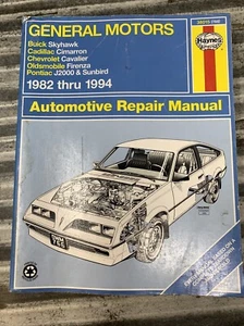 Repair Manual Haynes 38015 GM Skyhawk Cimarron Cavalier Firenza J2000 Sunbird - Bild 1 von 6