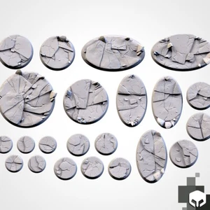 Warhammer 40K AOS Resin Base Toppers Wargaming Frozen - Picture 1 of 10