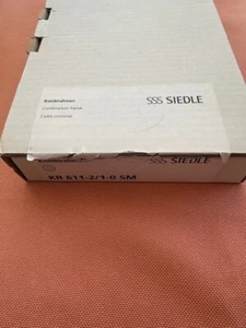 Siedle KR 611-2/1-0 SM Vario Kombirahmen Rahmen 2 fach Silber-Metallic NEU - Bild 1 von 2