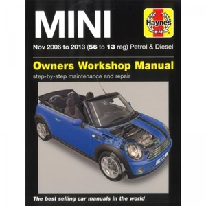 Mini 11.2006-2013 Benzin Diesel Turbo MK2 One Cooper S Reparaturhandbuch Haynes - Bild 1 von 5