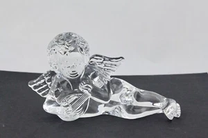 WATERFORD CHERUB ANGEL WITH LUTE FIGURINE - MINT - Picture 1 of 6