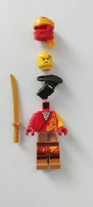 Lego Minifigure Ninjago njo721 Kai - Core with katana sword - Zdjęcie 1 z 1
