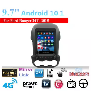 9.7'' Android 10.1 Vertical Stereo Radio GPS Head Unit For Ford Ranger 2011-2015 - Picture 1 of 20