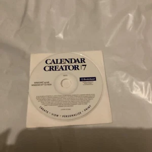 Broderbund Calendar Creator Version 7 For Windows 95/98 Windows NT (CD-ROM) - Picture 1 of 2