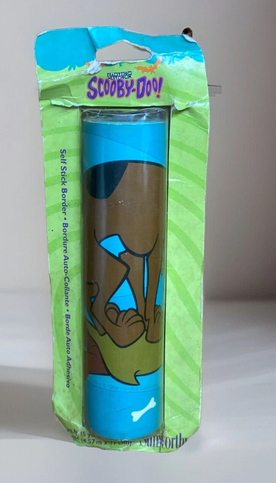 Scooby-doo Wallpaper Border 5 Yards Hanna Barbera 2000 Shaggy Friends Self Stick