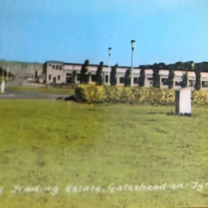 Vintage 1970s postcard Valley trading estate Gateshead on Tyne. Highrise estate - Picture 1 of 3