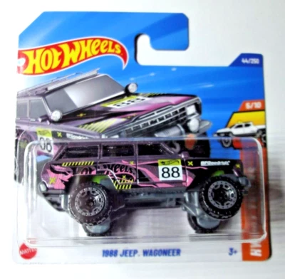 Hot Wheels - Jeep Wagoneer 1988 - Tarjeta Corta - HW Hot Trucks 2025 - HYW95 - Imagen 1 de 3