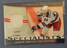 JAROMIR JAGR 2006-07 POWER PLAY THE SPECIALISTS JERSEY GAME USED NY RANGERS S-JJ