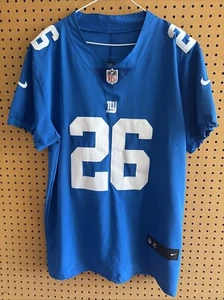 Saquon Barkley New York Giants Nike Elite Jersey Adult Size 40-Medium NFL - Picture 1 of 12
