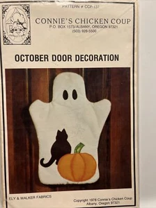 Connie's Chicken Coop October Halloween Decor Decorate Sewing Pattern NEW Fall - Picture 1 of 3