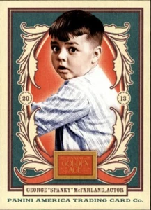 George "Spanky" McFarland-Actor-2013 Panini Golden Age #36 - Picture 1 of 2
