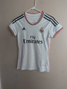 REAL MADRID 2013 2014 MAILLOT DE FOOTBALL DOMICILE MAILLOT DE FOOTBALL ADIDAS FEMME taille S - Photo 1/4