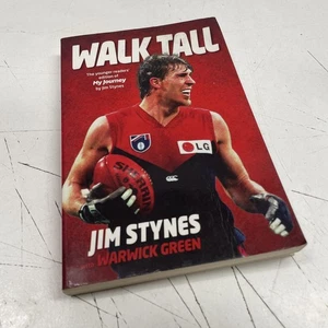 ORIGINAL RETRO Paperback Book Novel Walk Tall Jim Stynes AFL VFL FOOTBALL - Bild 1 von 9