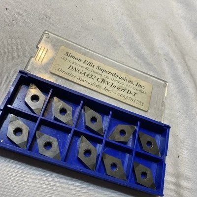 Cantidad 10 Simon Ellis DNGA432 CBN Inserto con punta D-T (A23 y 24) Foto 1 de 4